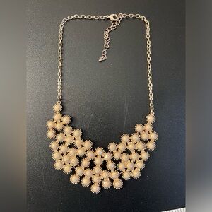 Light Green Faceted Cabachon Bib Statement Choker Retro Necklace